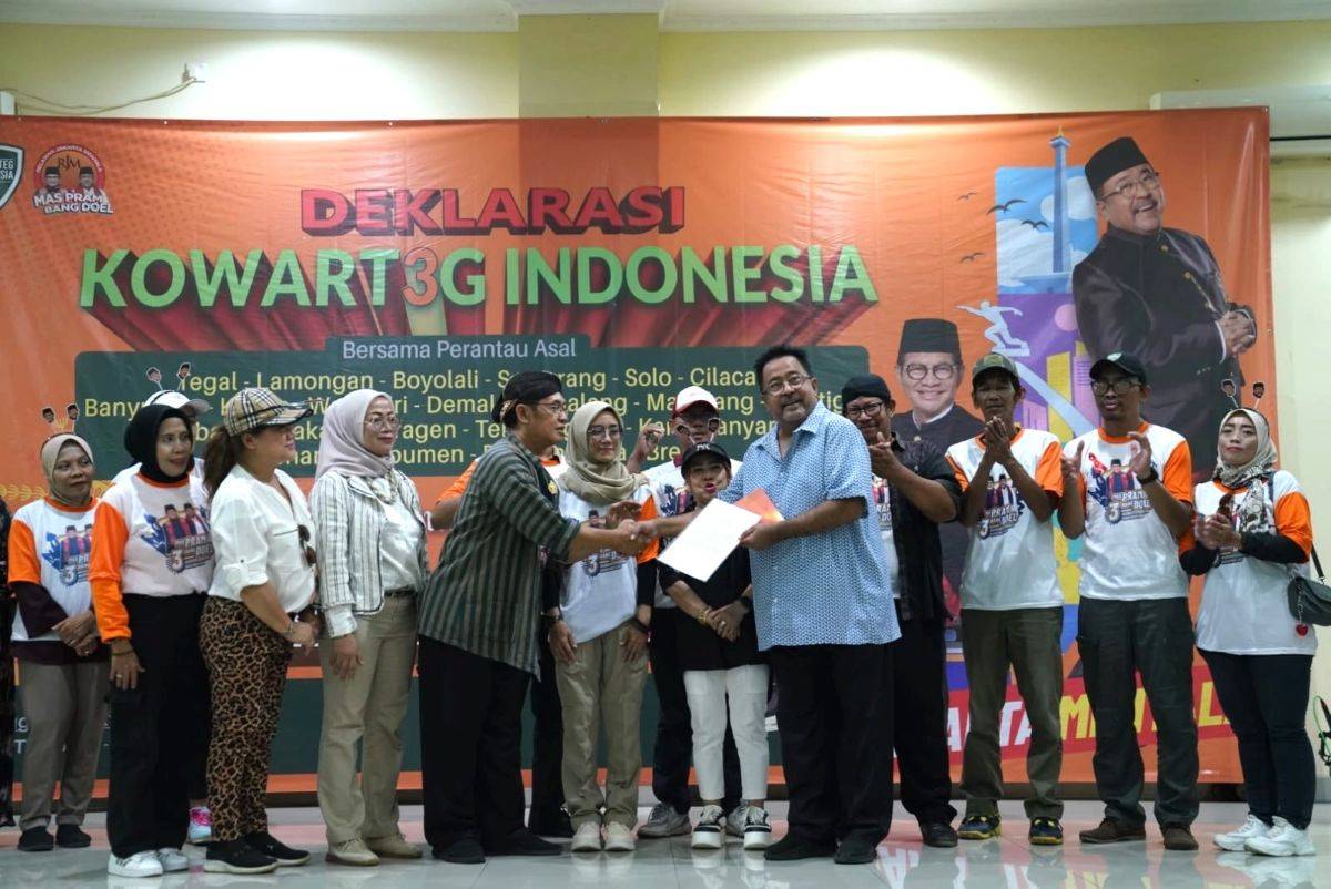 Komunitas Warteg Indonesia Dukung Pramono-Rano di Pilkada Jakarta 2024
